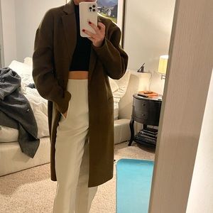 ZARA Olive Green Fall Coat